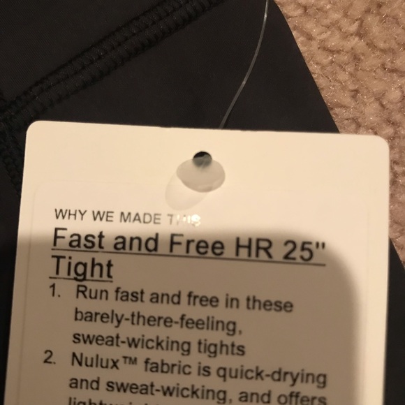 🆕 Lululemon Fast & Free Tight 25” Camo Nulux - Picture 5 of 7